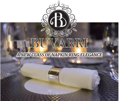 Enhance your Table Place Settings   A NEW CLASS OF NAPKIN RING ELEGANCE